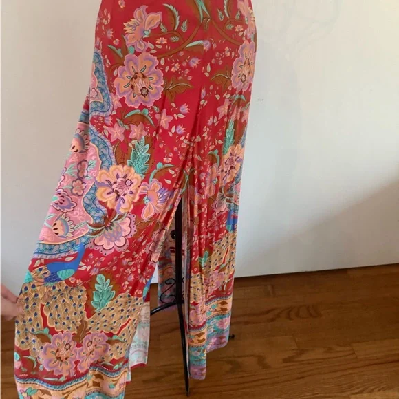 Spell & The Gypsy Collective Lotus Split Skirt Boho Bohemian Maxi Skirt Sz XS - Picture 5 of 9